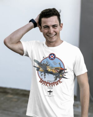 Majica-Curtiss-P-40-Sharkmouth-man1